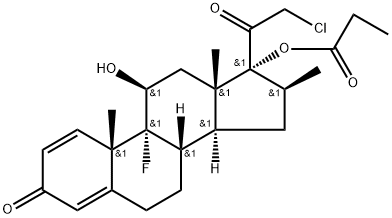 Clobetasol Propionate Molecular Structure